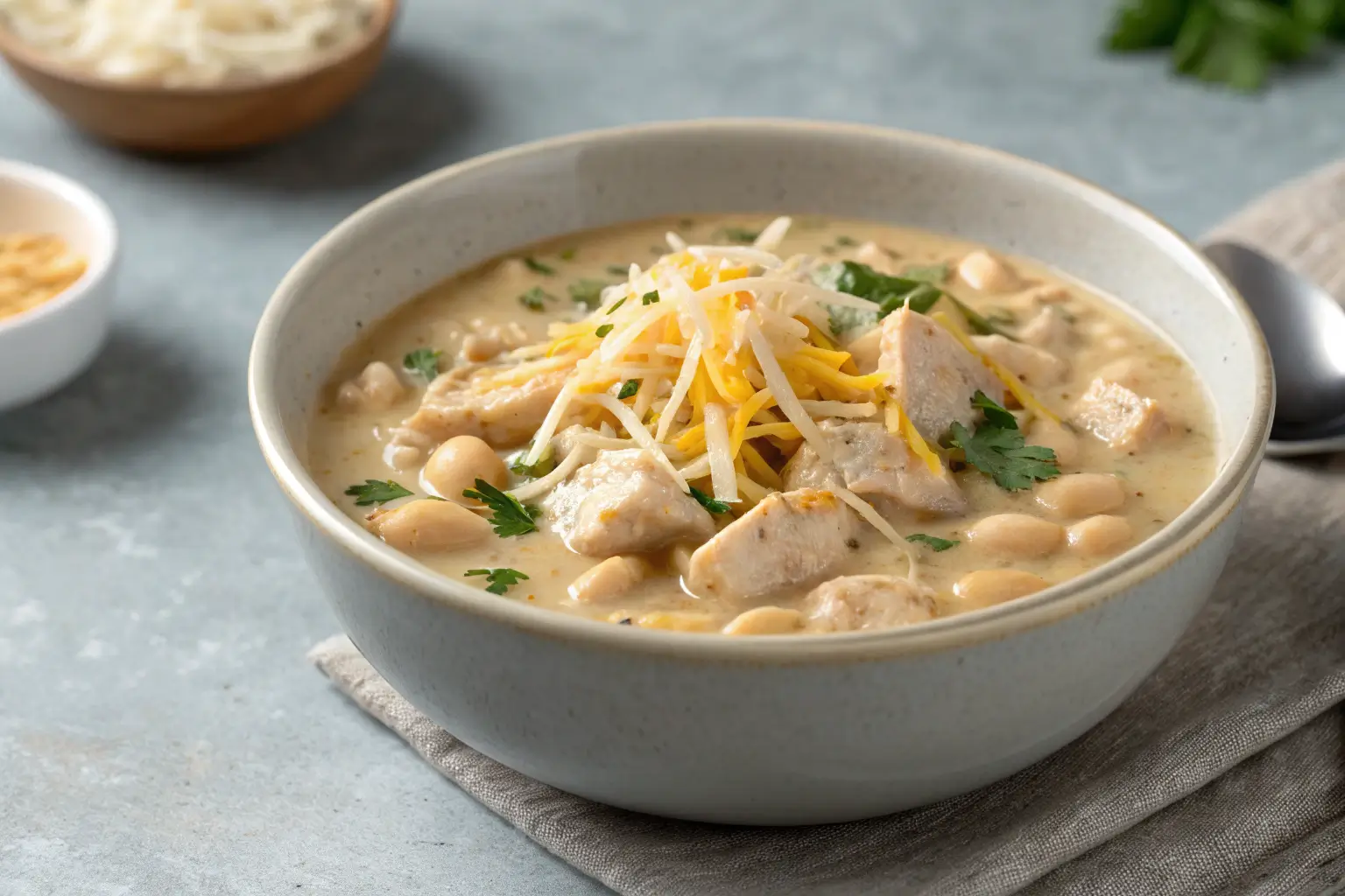 Creamy 30 Minute White Chicken Chili for Cozy Nights