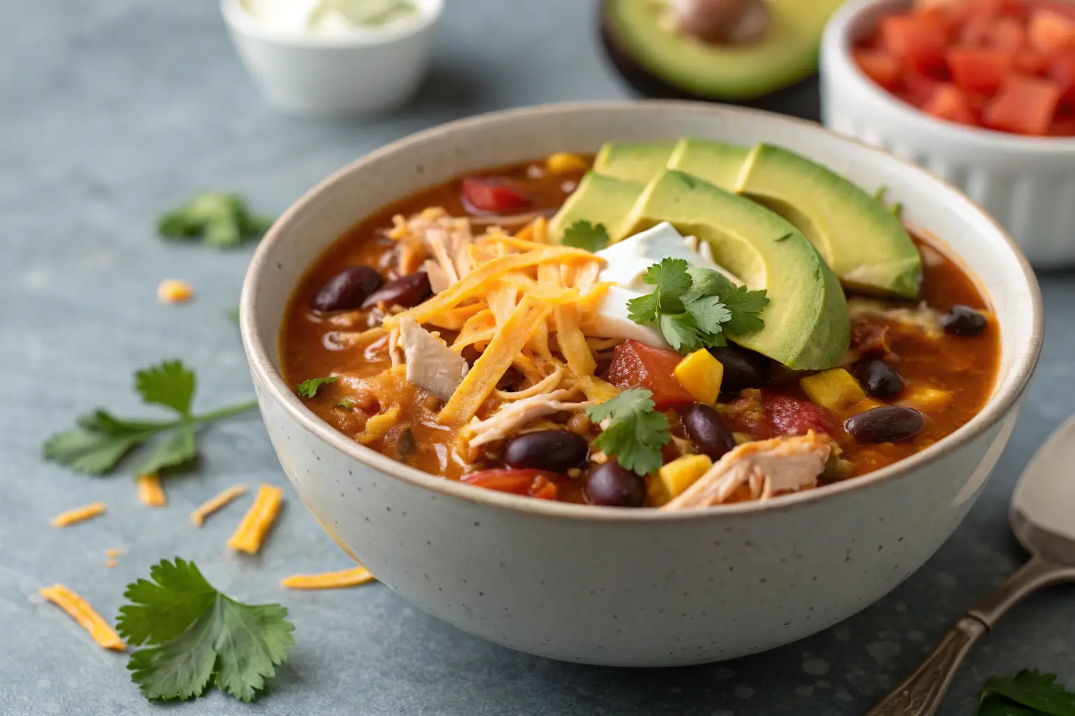 Hearty Chicken Taco Soup for Easy Weeknight Dinners