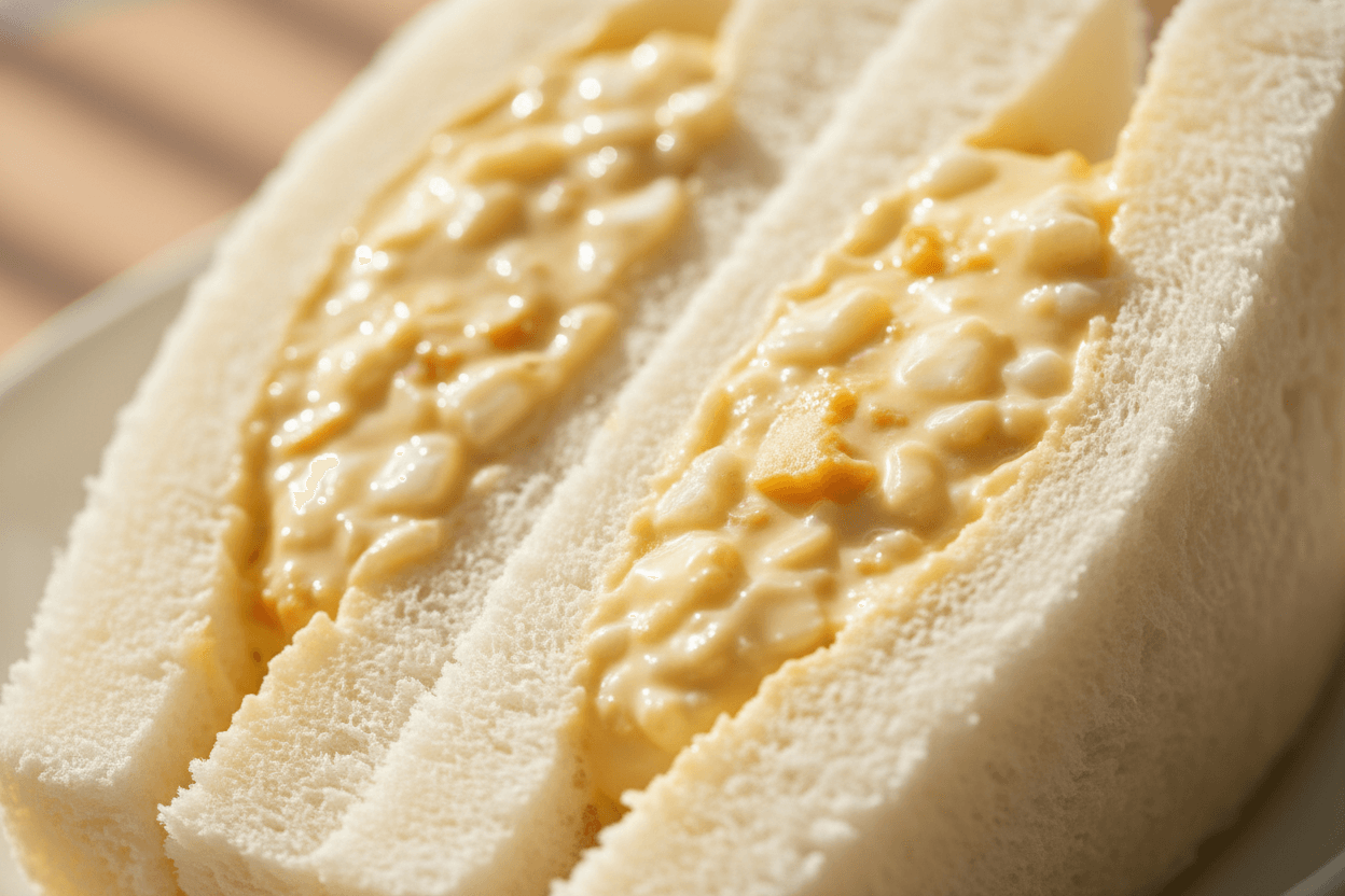 Japanese Egg Sandwich (Tamago Sando) (Under 400 Cals)