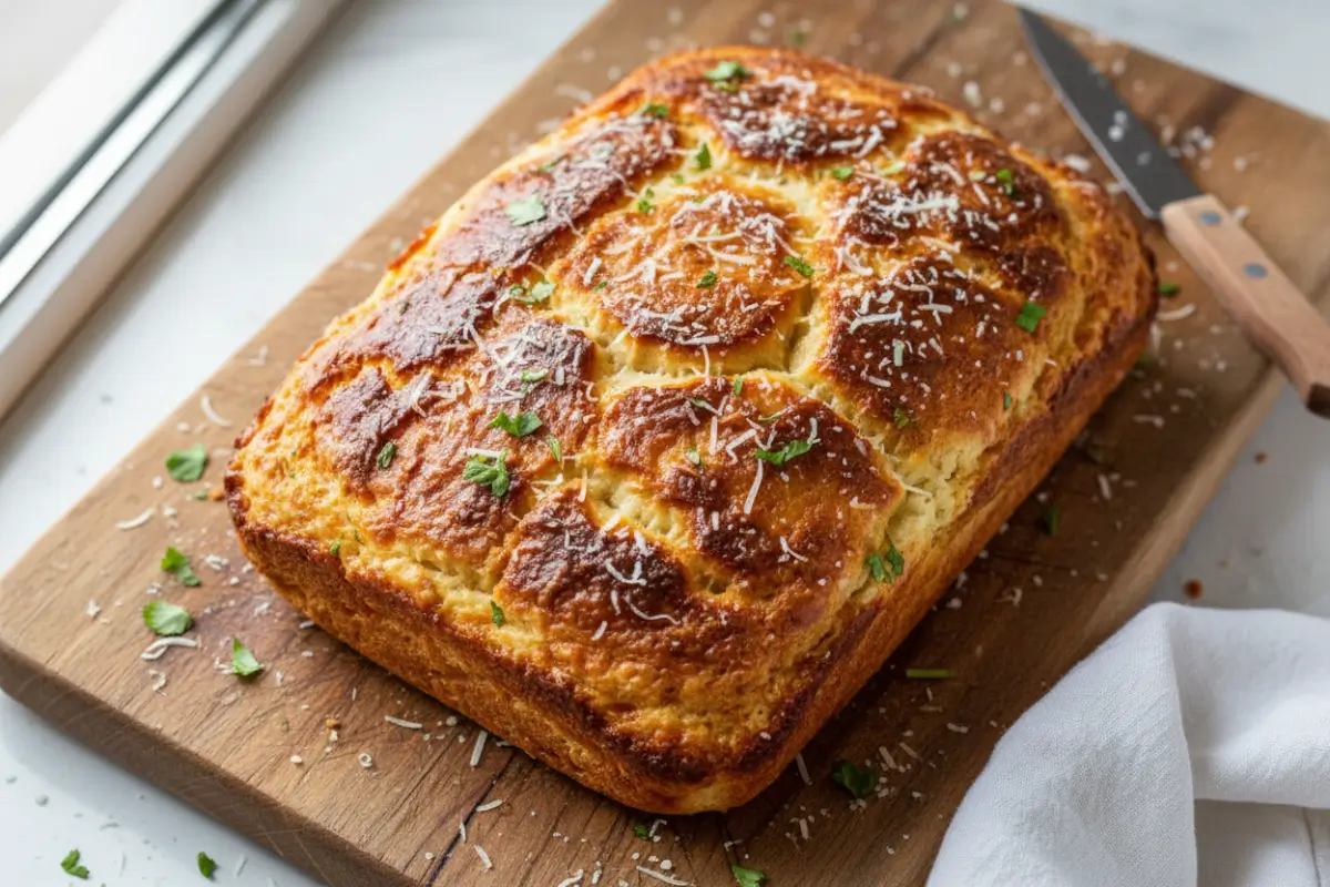 Easy Cheese Bread with Blanched Almond Flour (22 Min) 2 Cheese Bread with Blanched Almond Flour