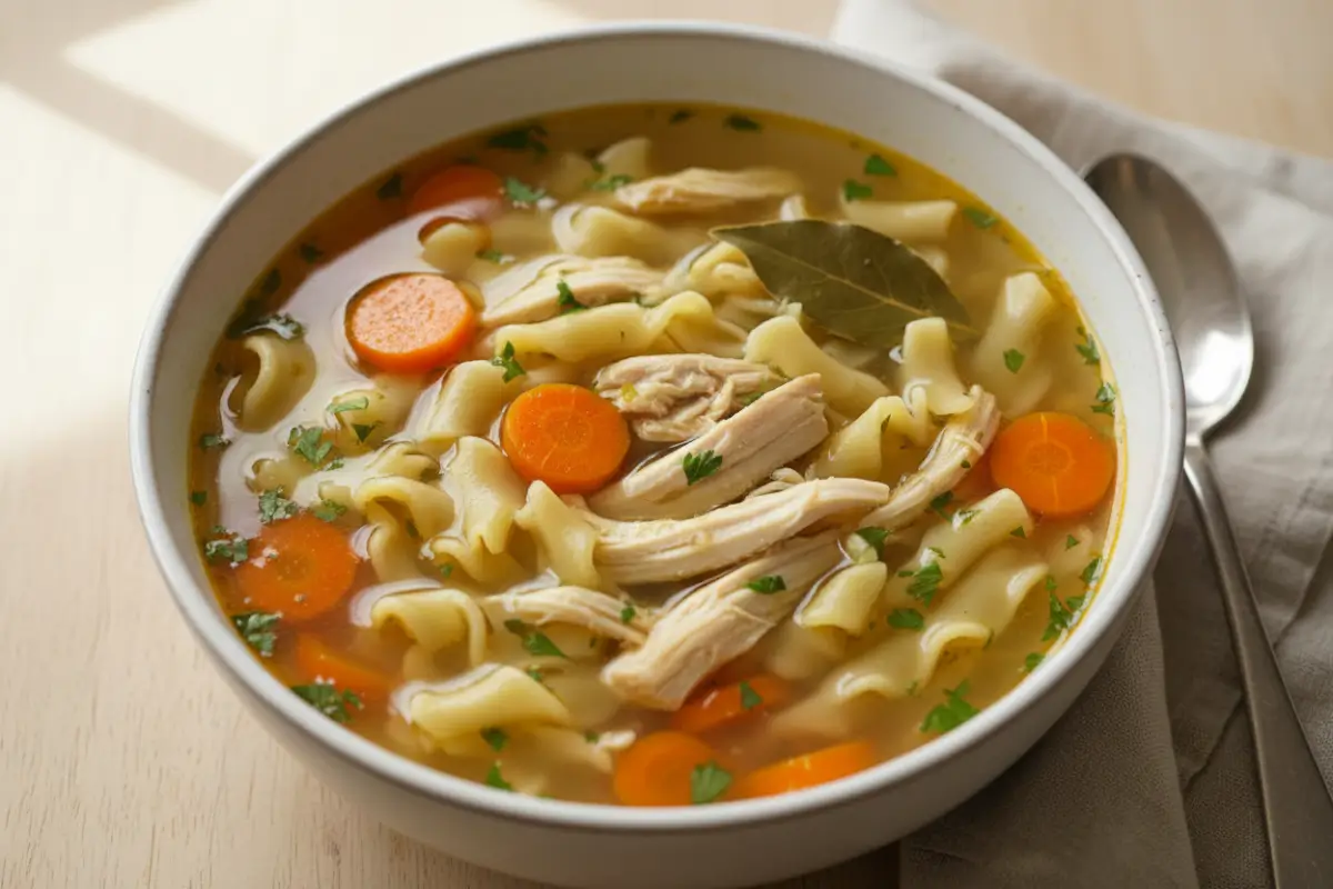 Easy Classic Chicken Noodle Soup (45-Min) 2 Classic Chicken Noodle Soup