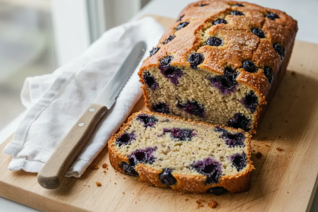 Cozy easy banana blueberry bread