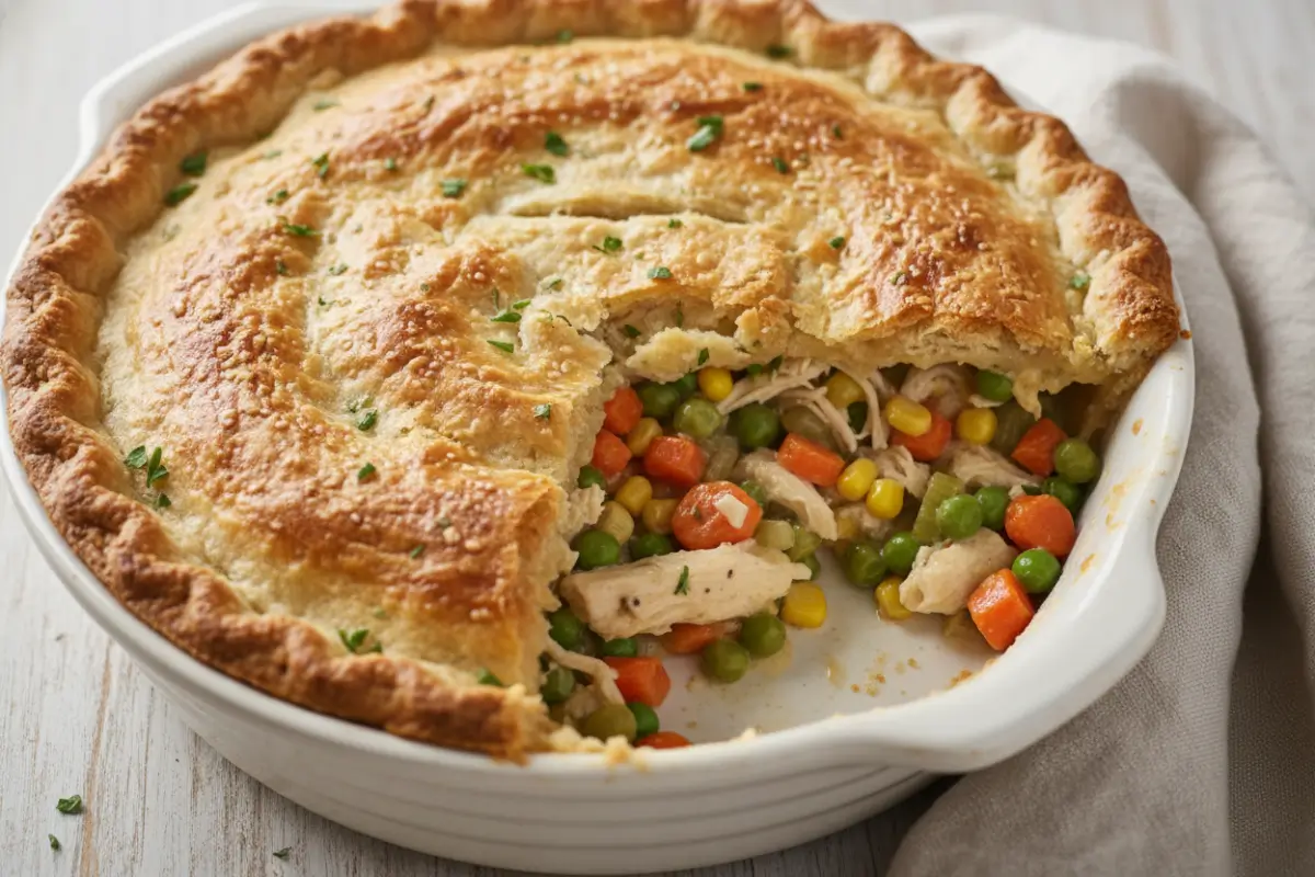 Easy Gluten Free Chicken Pot Pie with Biscuits 2 Gluten Free Chicken Pot Pie with Biscuits