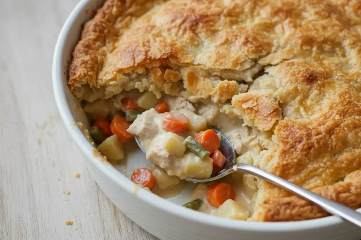 Easy Gourmet Whole30 Chicken Pot Pie Made (55 Min) 2 Gourmet Whole30 Chicken Pot Pie Made