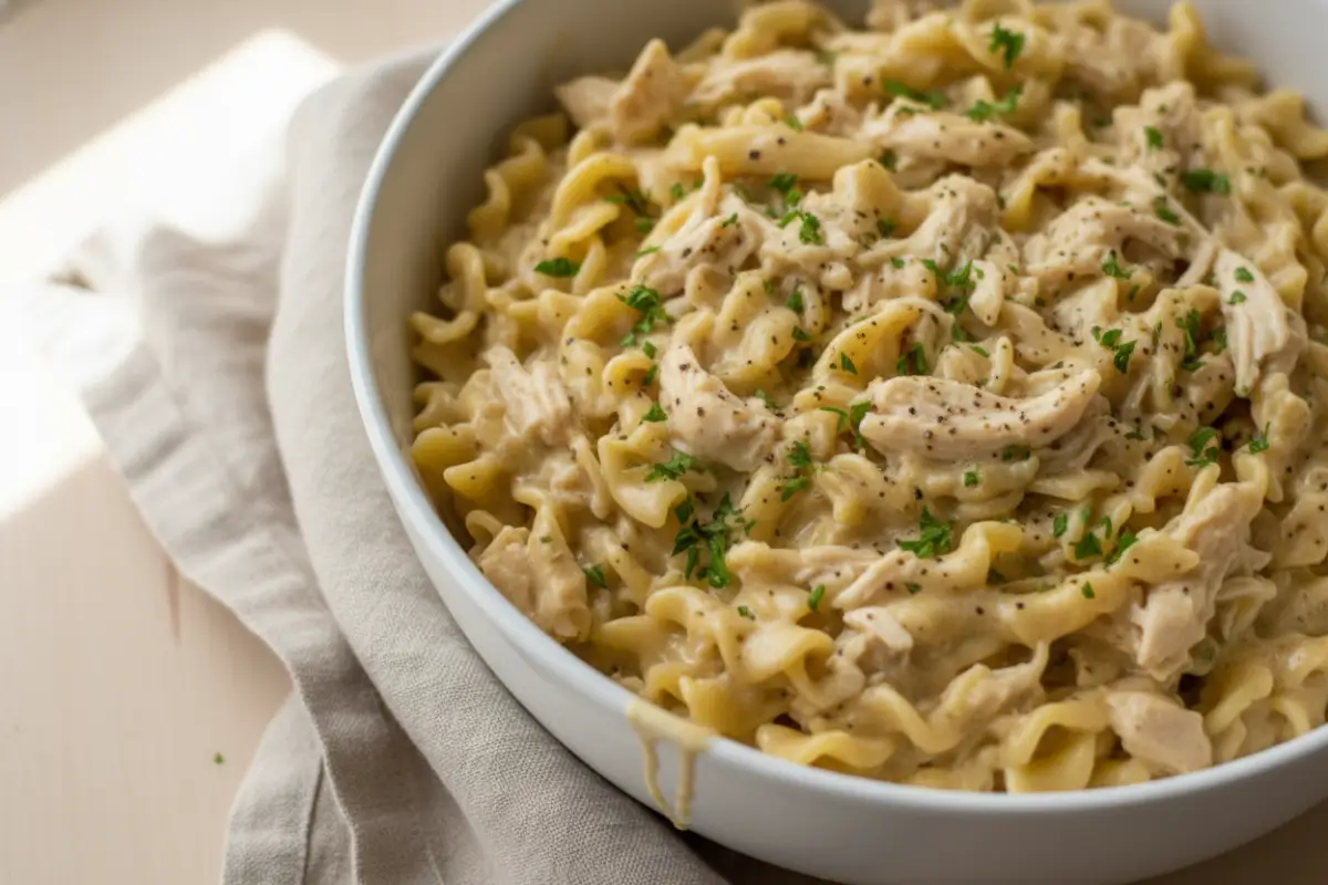Easy Instant Pot Pasta: Chicken and Noodles (45 Min) 2 INSTANT POT PASTA : CHICKEN AND NOODLES