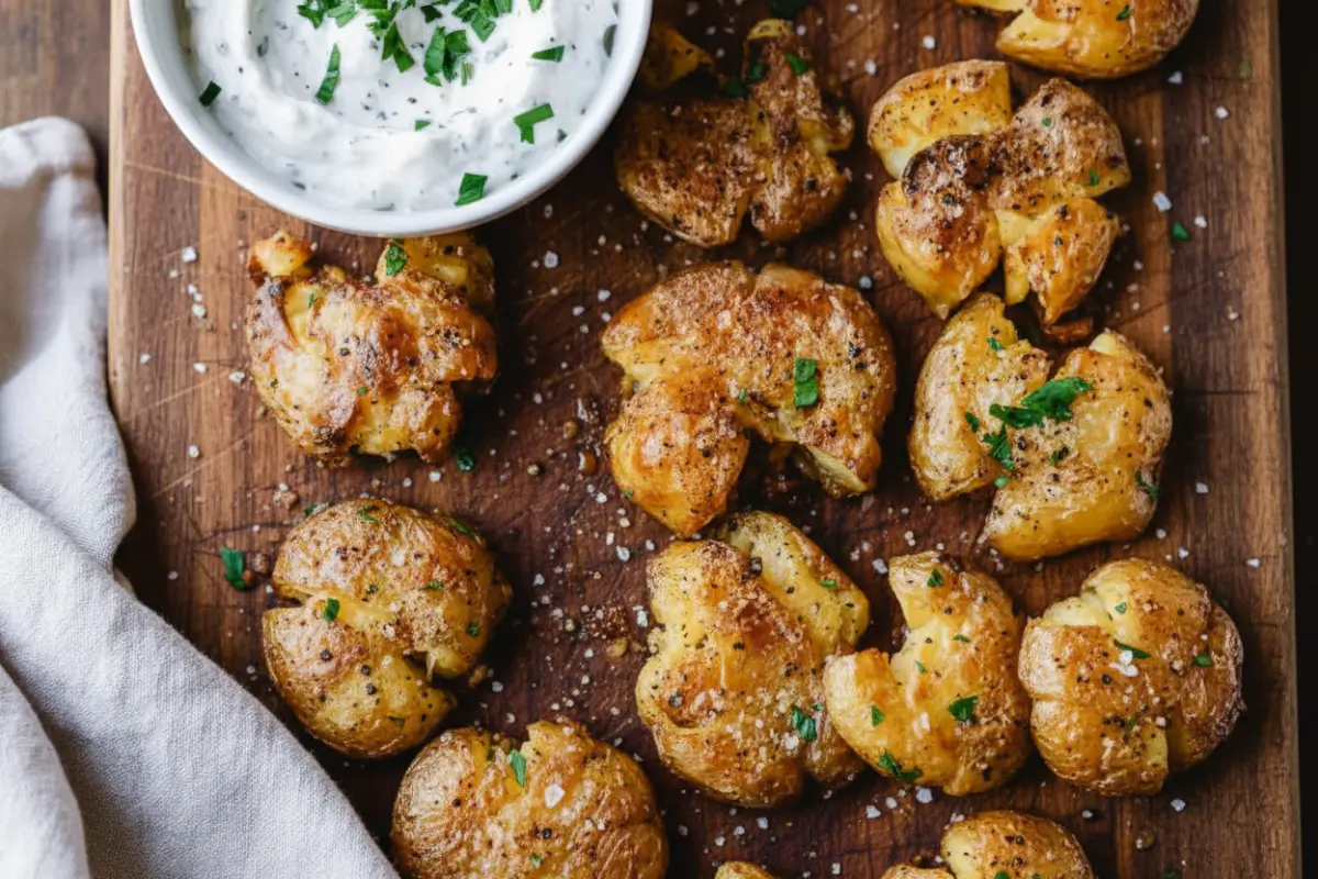 Easy Mixer Crispy Smashed Potatoes (1 Hr 15 Min) 2 Mixer Crispy Smashed Potatoes