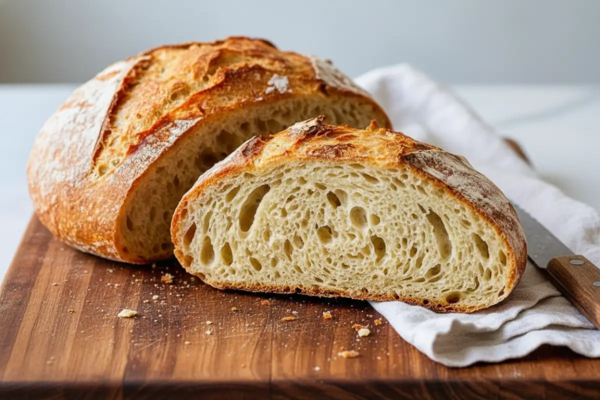Easy Soft Bread In Dutch Oven (1-Hour Prep)