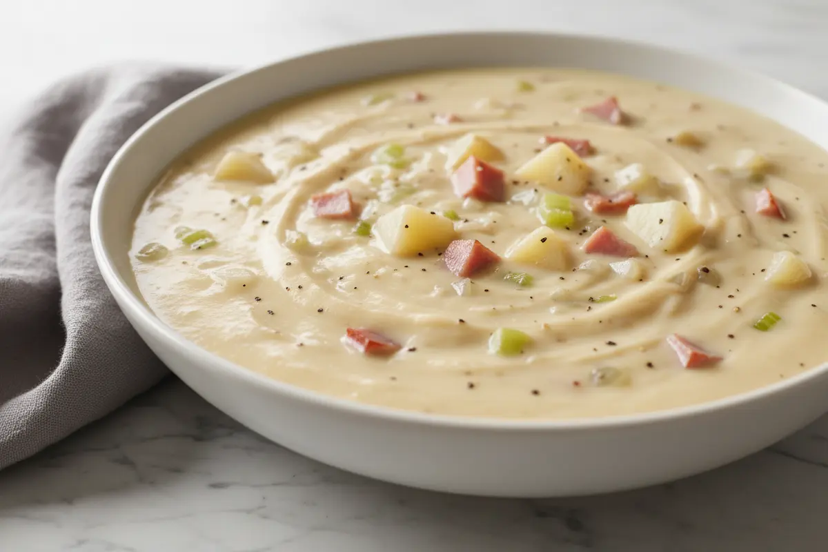 Creamy Ham Potato Soup: Ready in 40 Minutes