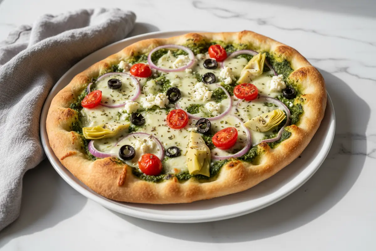 Greek Flatbread Pizza: Easy Weeknight Dinner