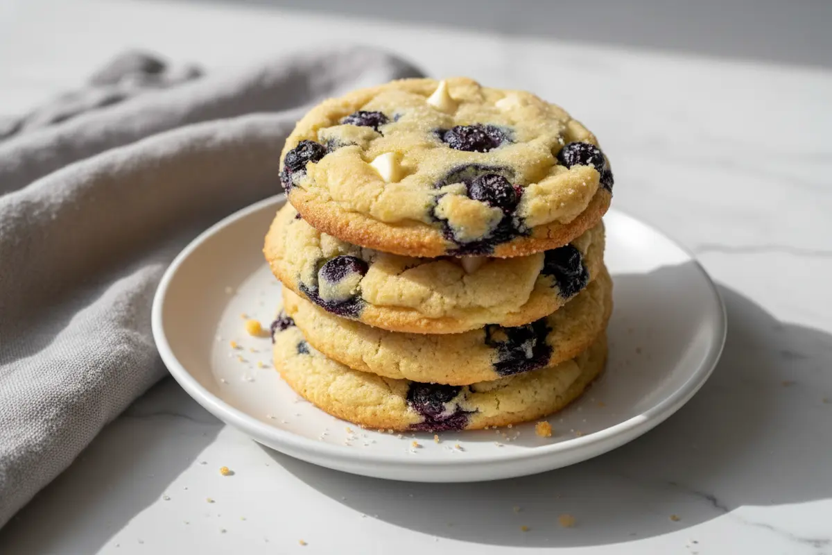 lemon blueberry sugar cookies