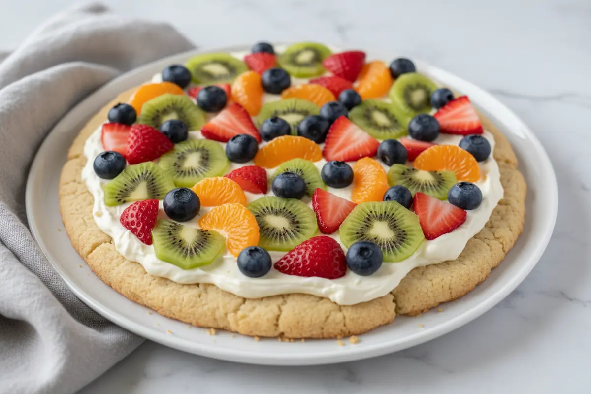 sugar cookie dough for fruit pizza