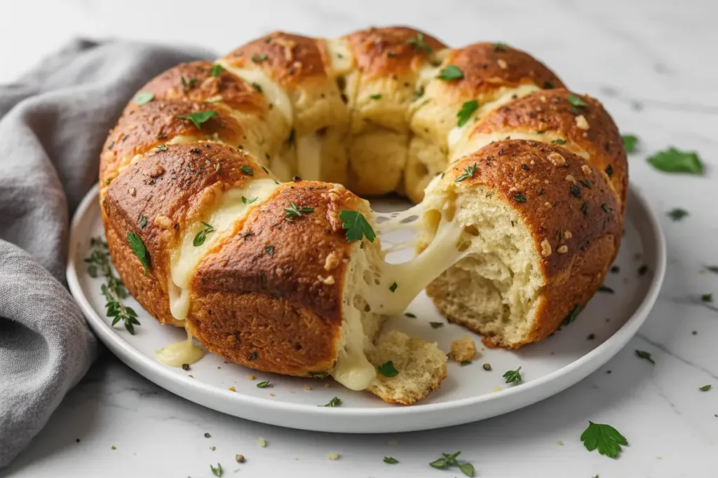 cheesy garlic monkey bread