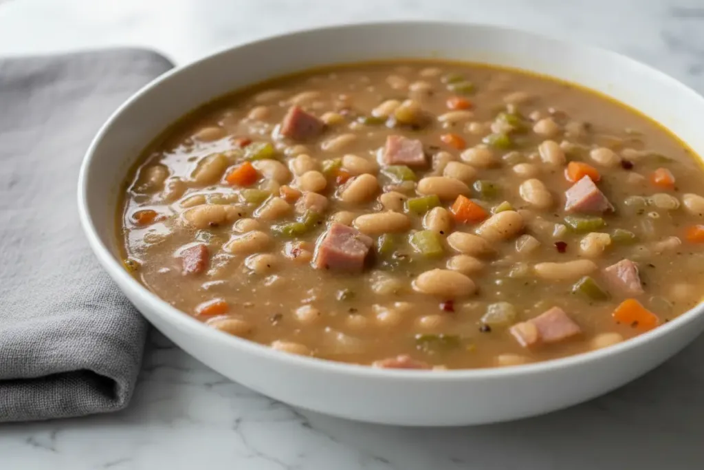 white bean and ham soup