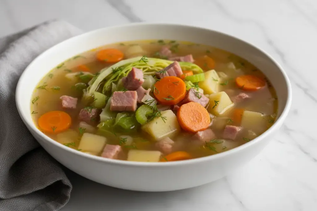 ham and cabbage soup