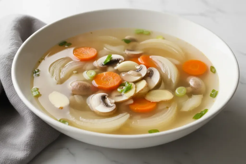 japanese clear onion soup