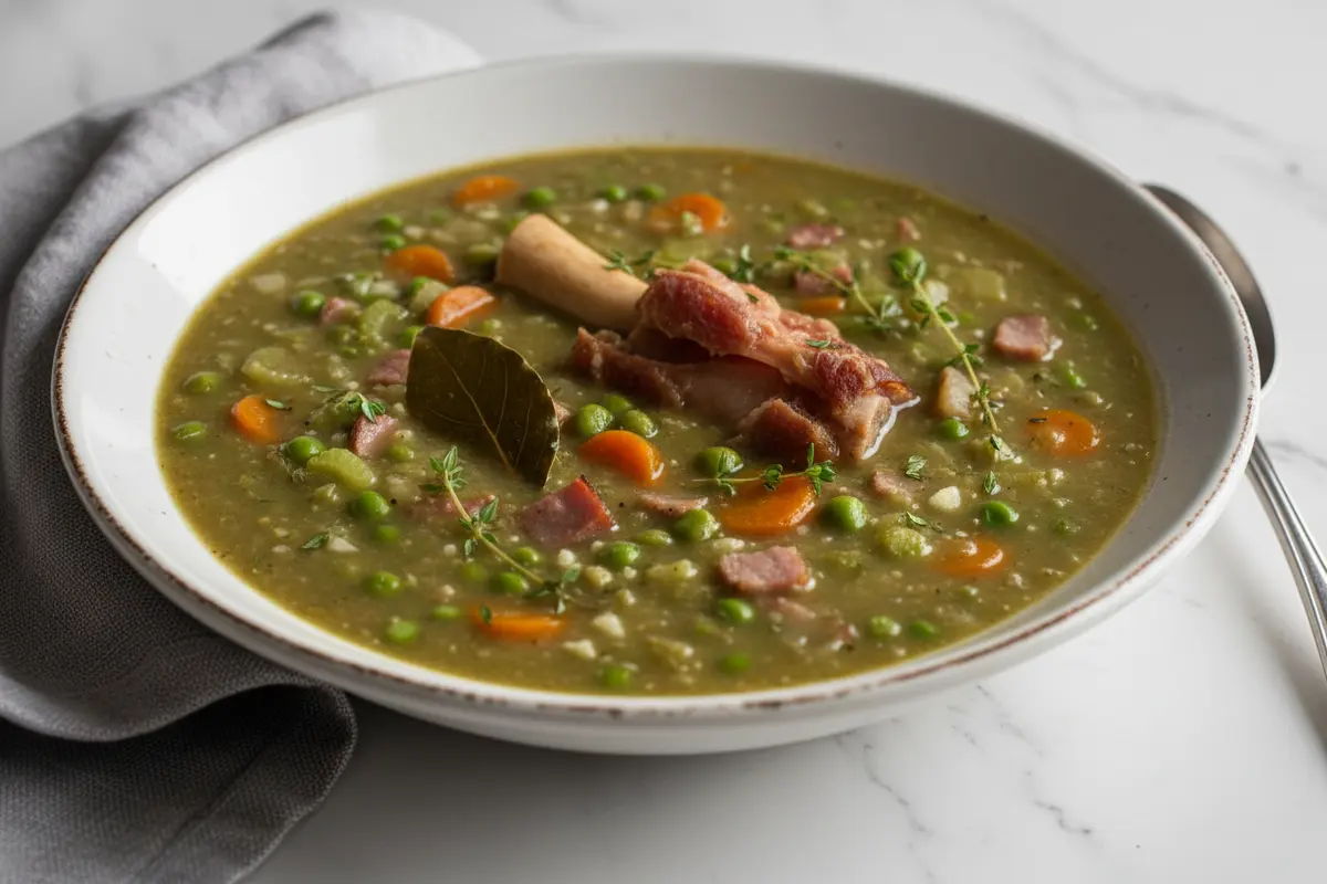 Split Pea Soup with Ham Bone: Slow-Simmered Comfort in 90 Minutes 2 split pea soup with ham bone