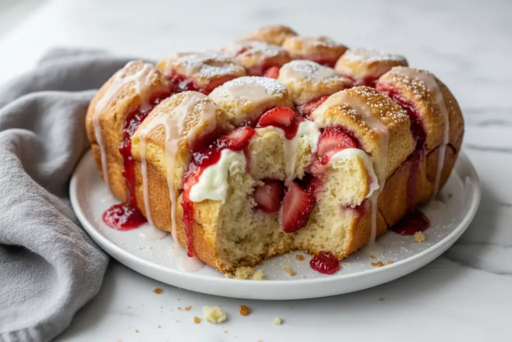 strawberry monkey bread
