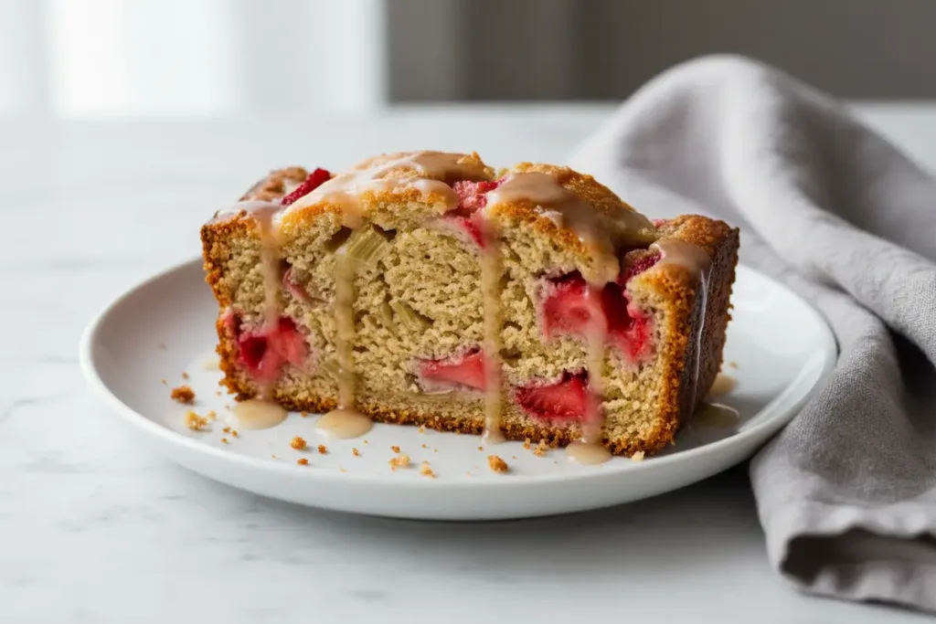 strawberry rhubarb bread